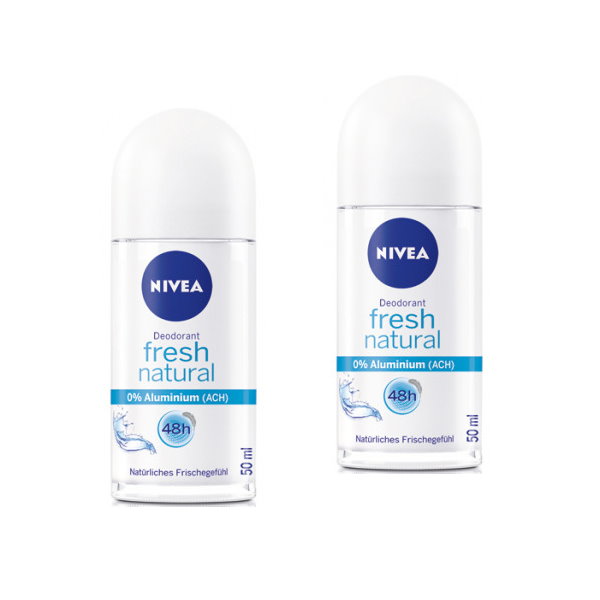 Nivea Deoroller 2 x 50ml Fresh Natural ohne Aluminium Zarbi.ch