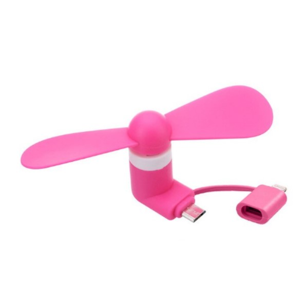 Mini ventilateur rose