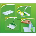 Application du chiffon pour sol Swiffer