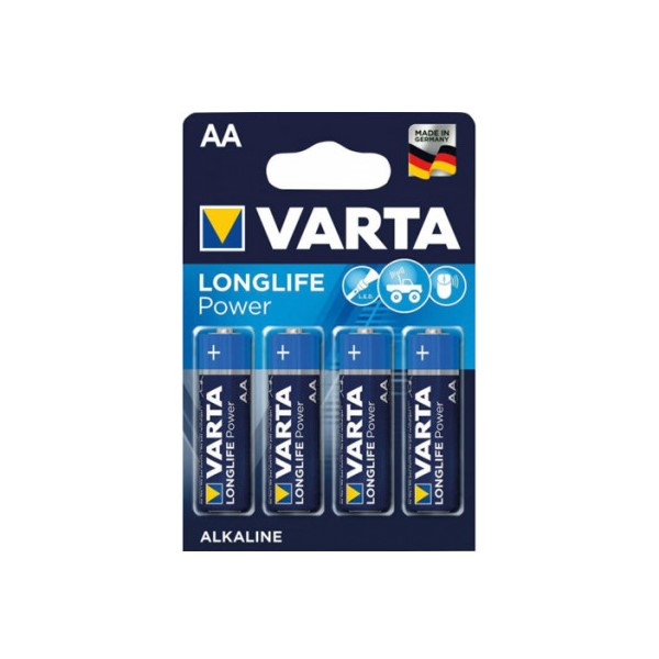 Pile VARTA Mignon AA 4er Longlife Alkaline