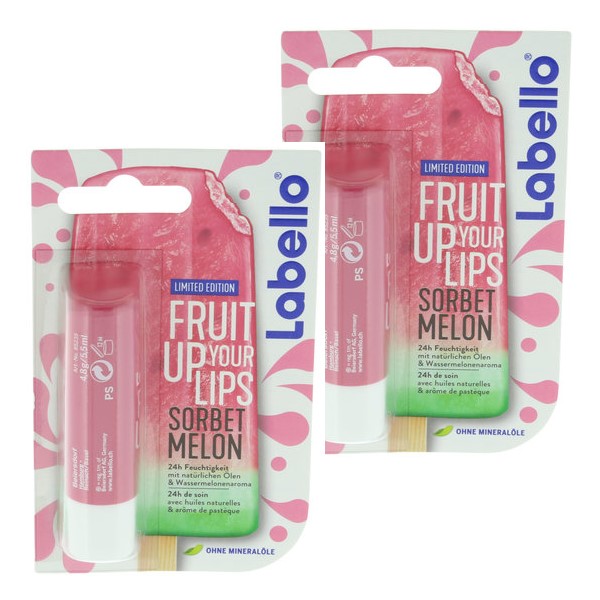 Labello Fruit Up Sorbet Melon 2 pces