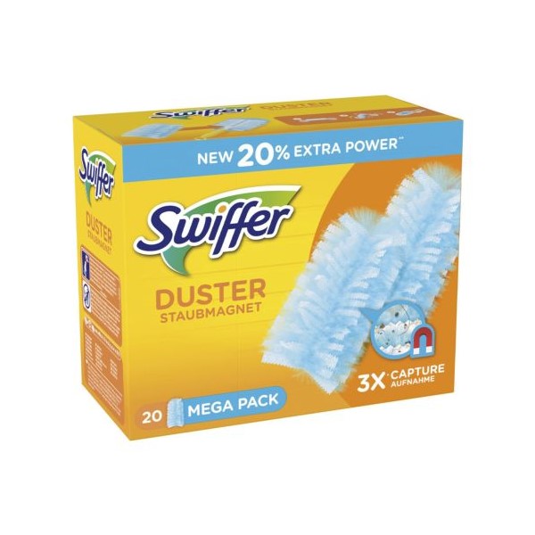 Recharge d'aimants à poussière Swiffer 20 pièces