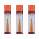 Feuerzeug Nachfüllgas von UNILITE 3 x 300ml