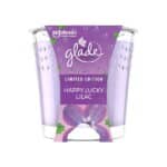 Glade Duft-Kerze im Glas Happy Lucky Lilac