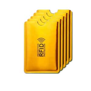 RFID Schutzhüllen Blocking Gold