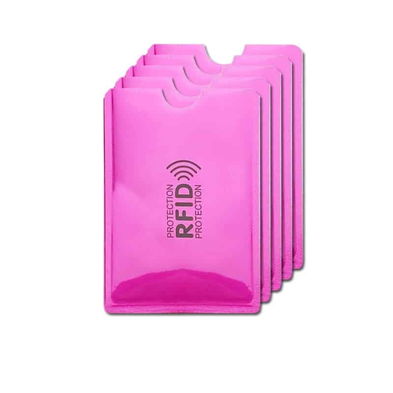 RFID Schutzhüllen Blocking Pink Rose