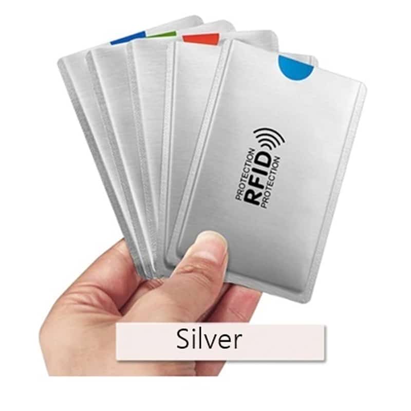 RFID Schutzhüllen Silver