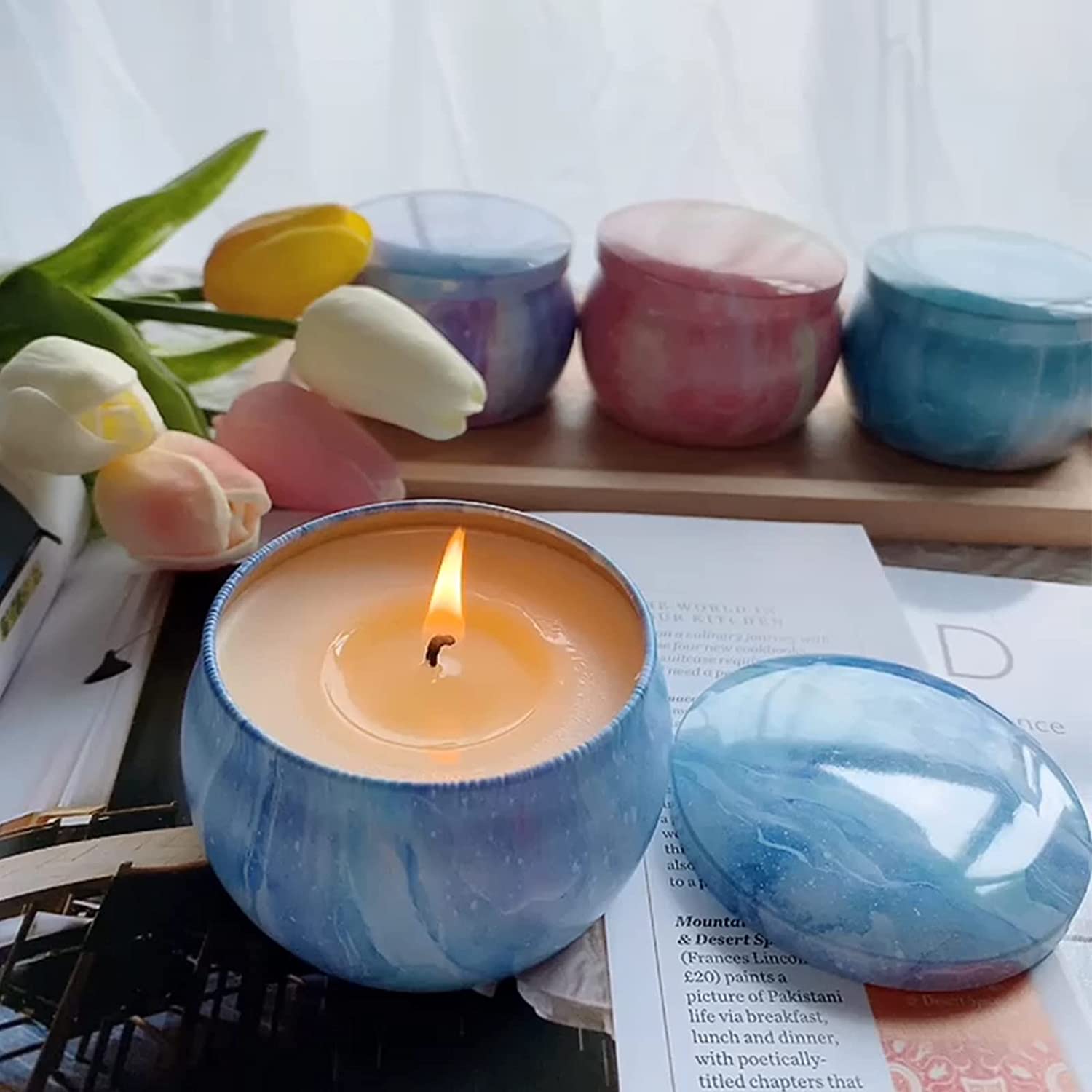 Aromatheraphie Kerzen Geschenkbox