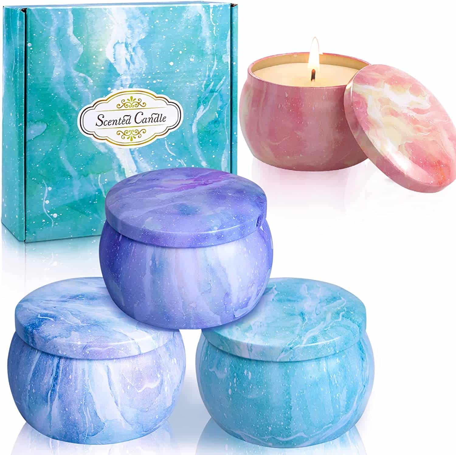 Bougies parfumées Set cadeau Bougies d'aromathérapie